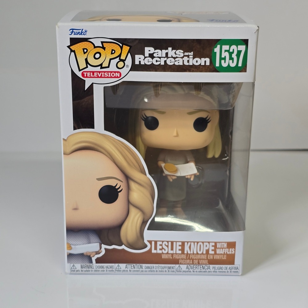 Funko Pop Parks and Recreation Leslie Knope with Waffles Vinyl Figure 1537